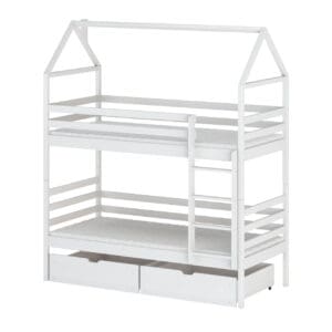 Dřevěná patrová postel ALEXIS 90x190