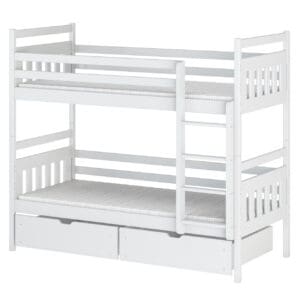 Dřevěná patrová postel DUNDY 90x200