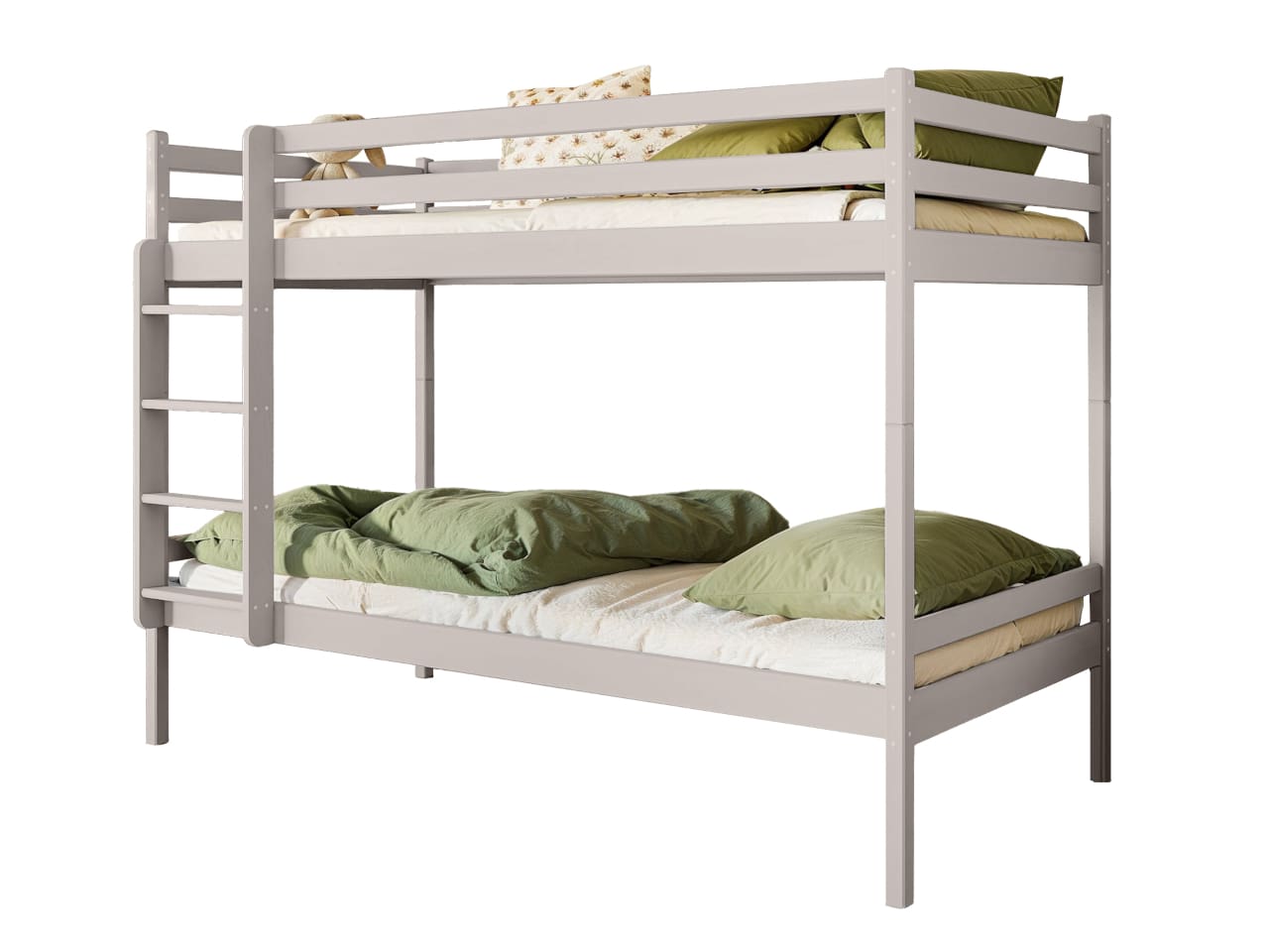 Dřevěná patrová postel KEKE 90x200