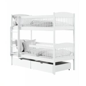 Dřevěná patrová postel NANO 90x200