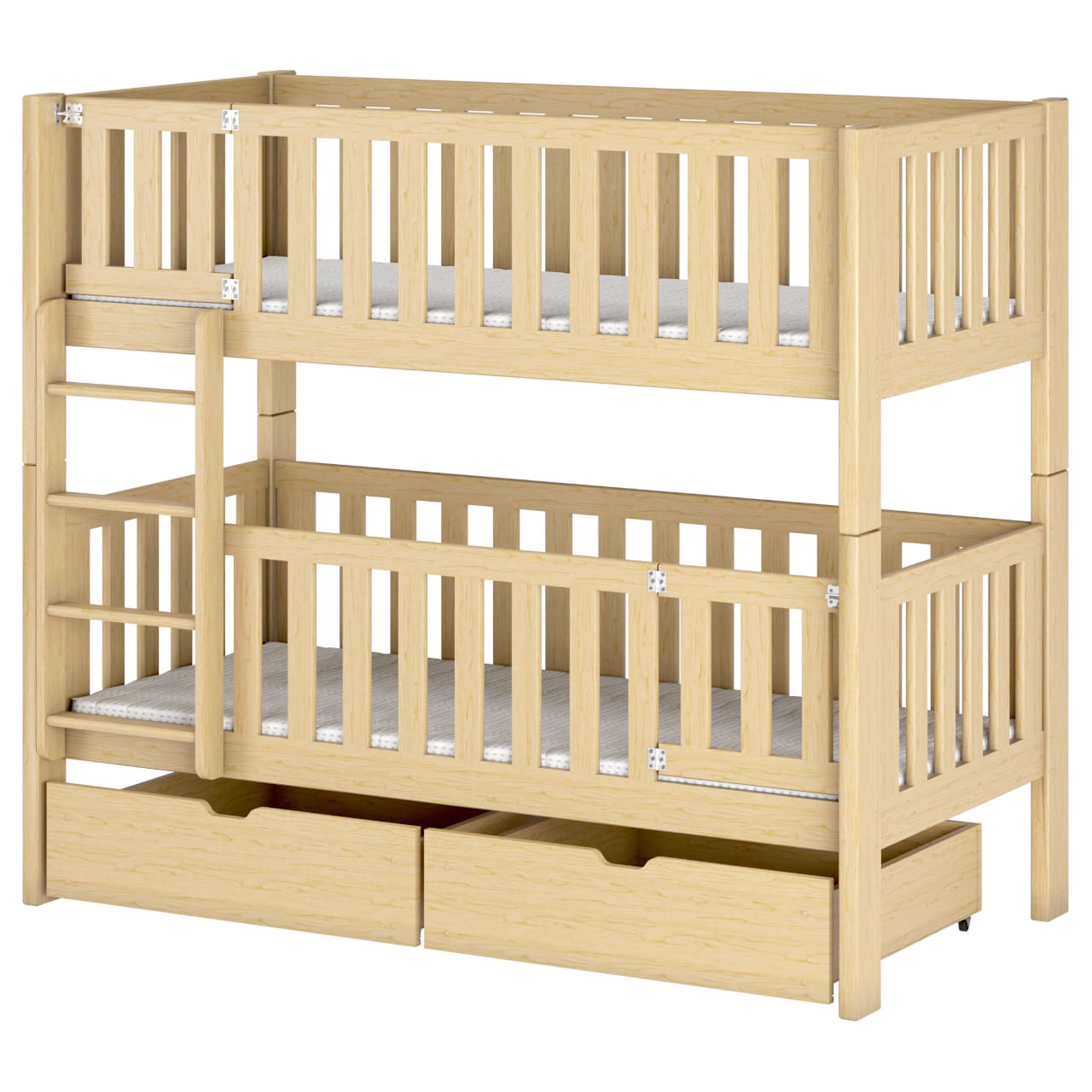 Dřevěná patrová postel REWA 80x180 - Obrázek 2