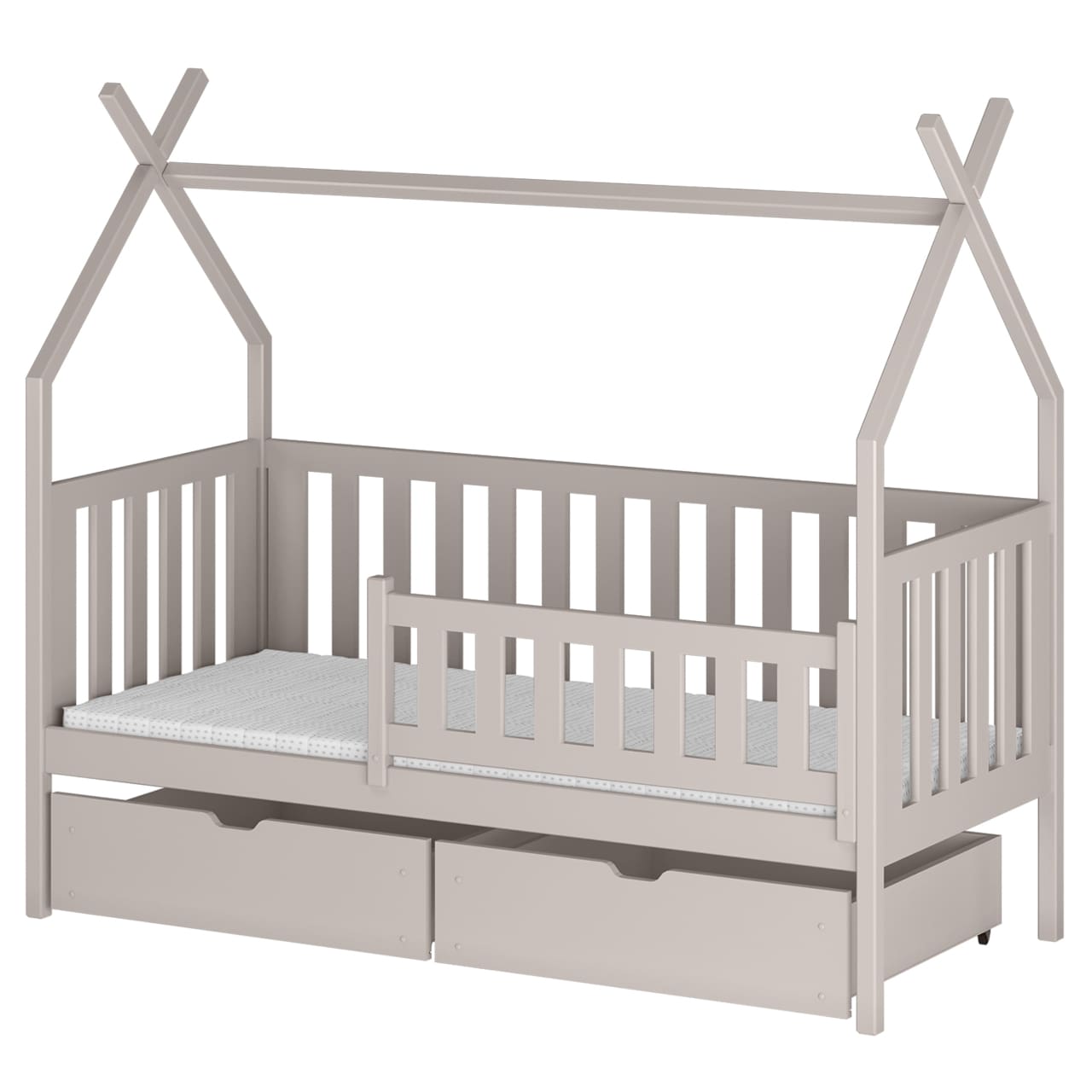 Dřevěná postel JERRY 80x180 - Obrázek 4