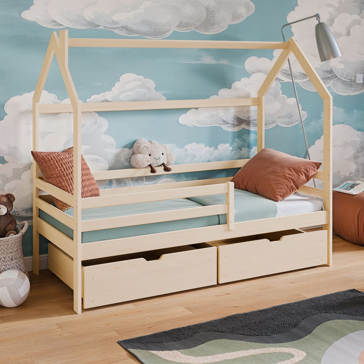 Dřevěná postel LILLY 90x190 - Obrázek 19