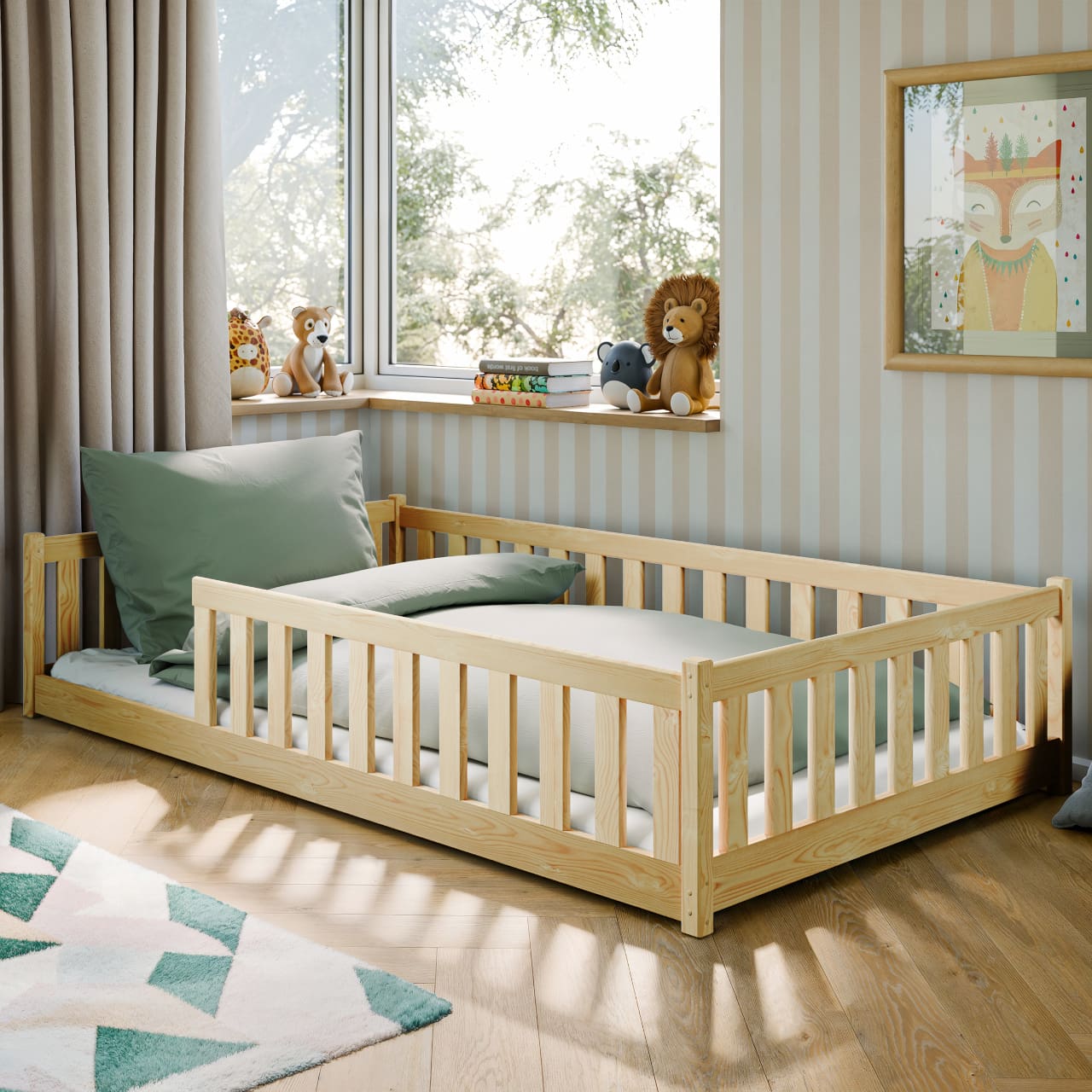 Dřevěná postel TISO 120x200 - Obrázek 6