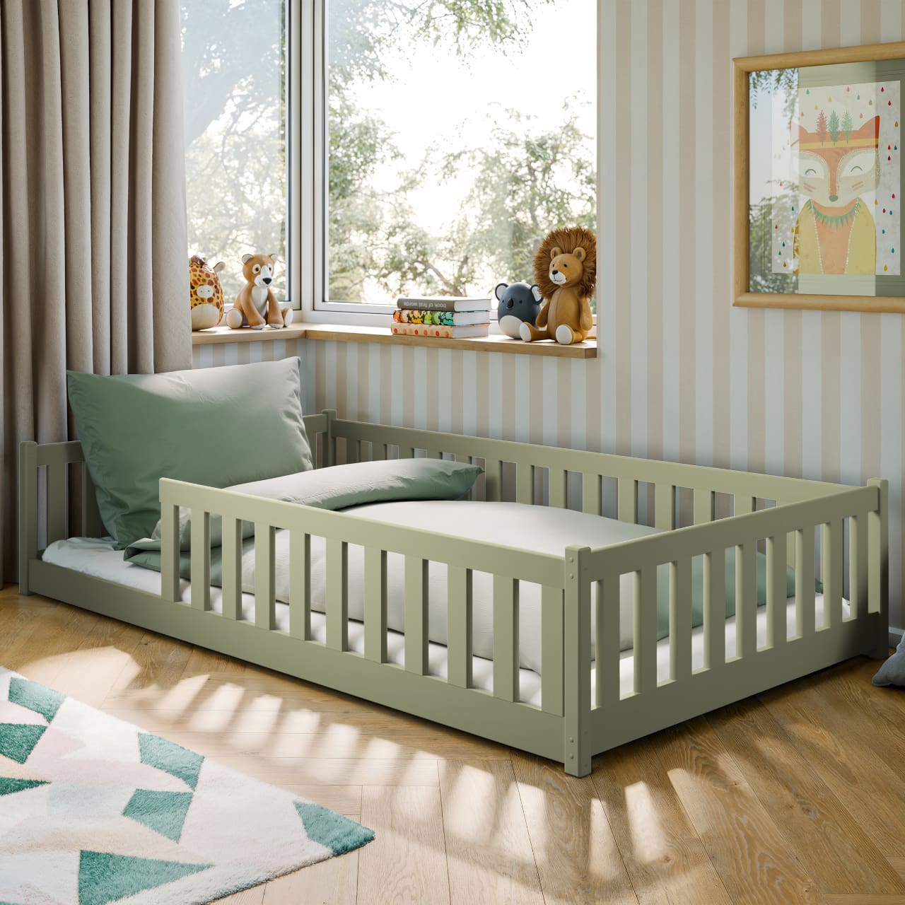 Dřevěná postel TISO 120x200 - Obrázek 10