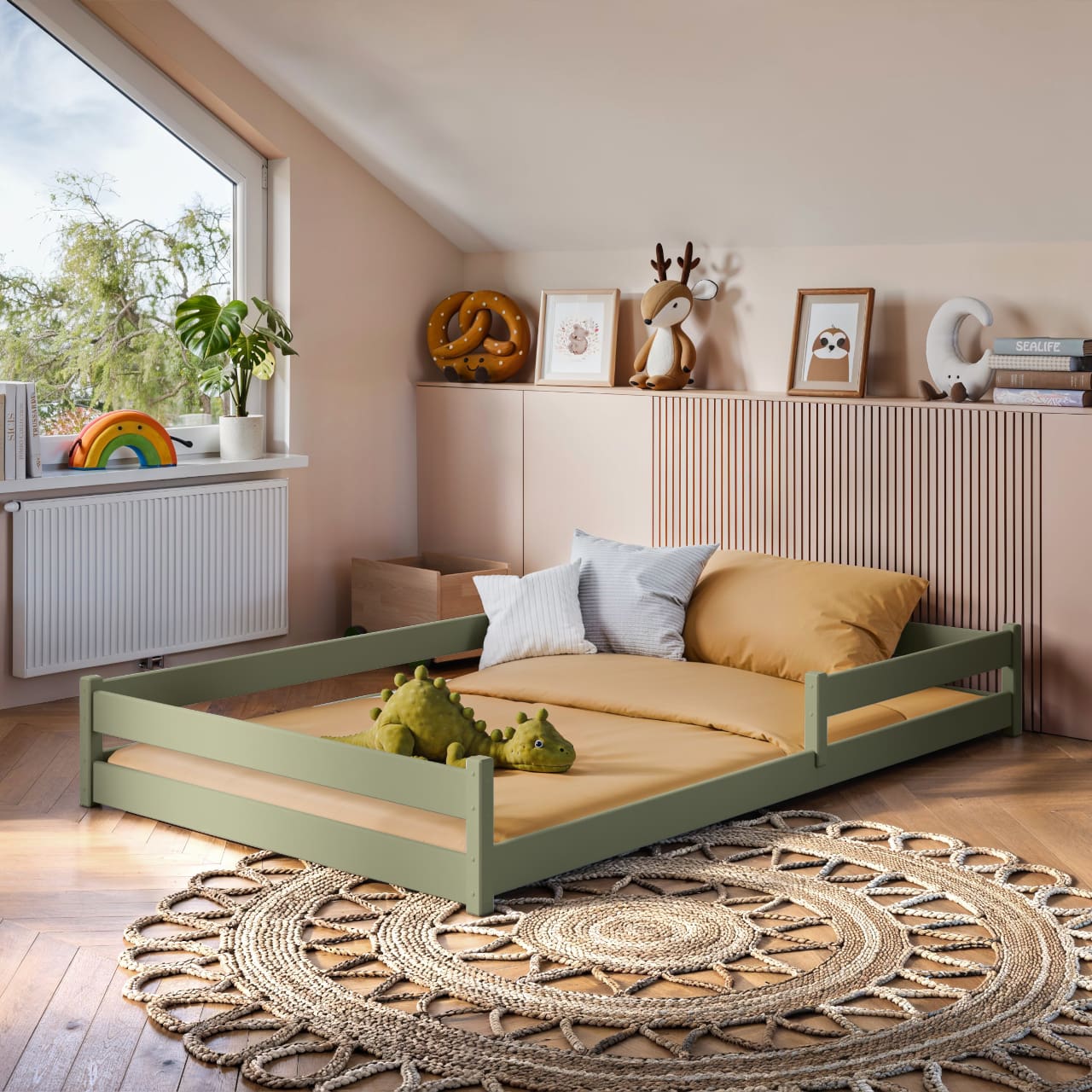 Dřevěná postel ZAFI 120x200 - Obrázek 7