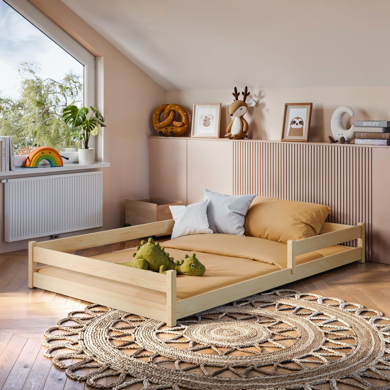 Dřevěná postel ZAFI 120x200 - Obrázek 8