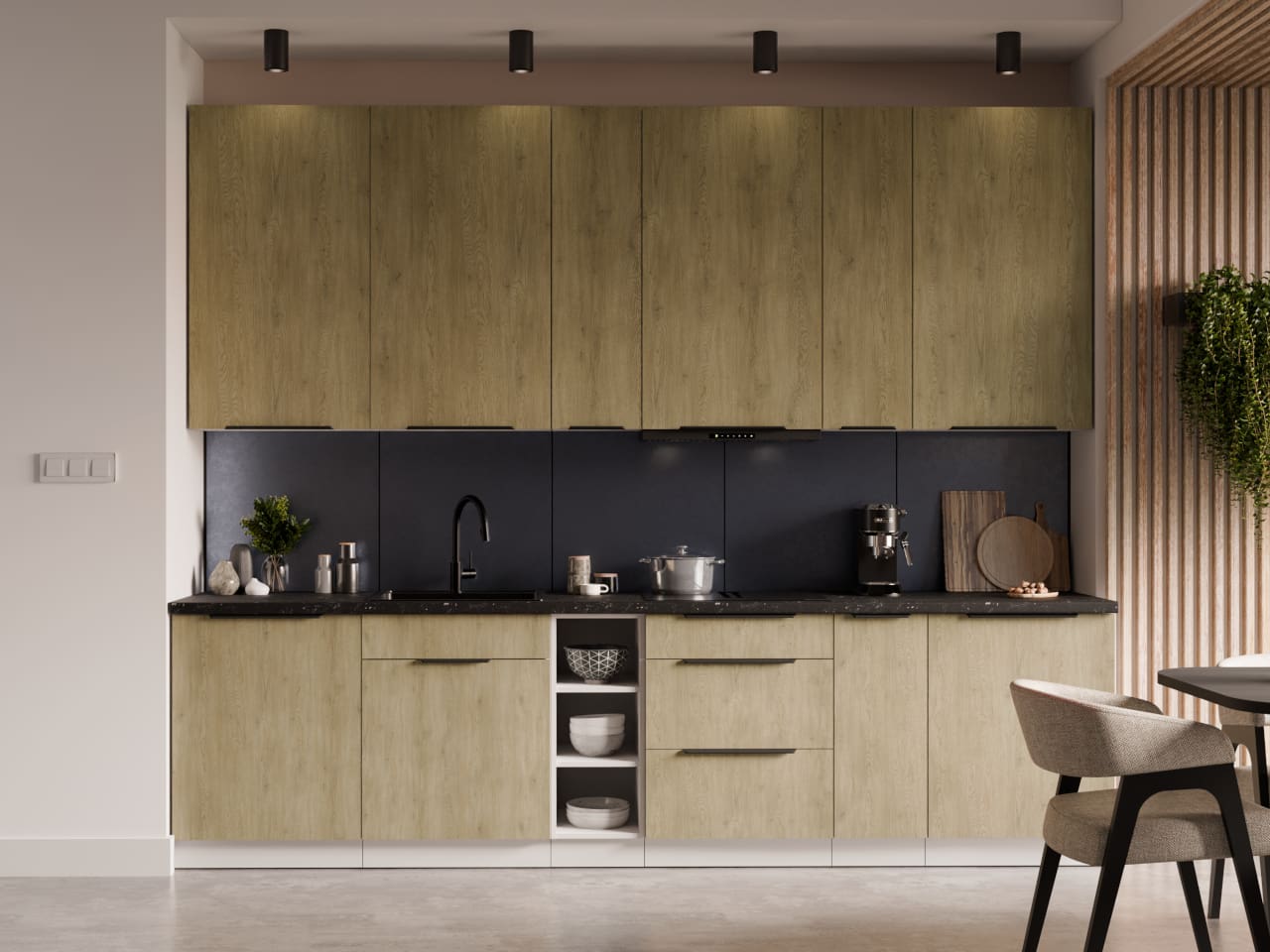 Dřezová skříňka 50 CAMERON 09 bílý / dub cremona - Obrázek 5