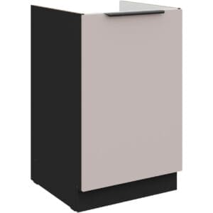 Dřezová skříňka 50 SILVIA 09 černý / kašmír