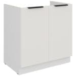 Dřezová skříňka 80 ERIS 01 Bílá / Bílá mat AFM