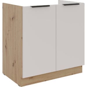 Dřezová skříňka 80 IBARA 01 dub artisan / kašmír