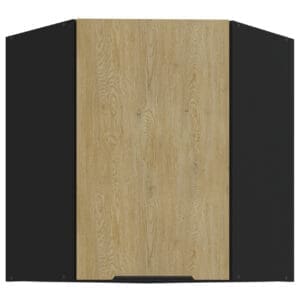 Horní skříňka 60 CAMERON 24 černá / dub cremona