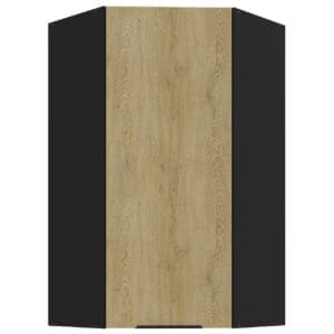Horní skříňka 60 CAMERON 25 černá / dub cremona