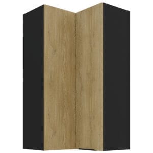Horní skříňka 60 CAMERON 27 černá / dub cremona