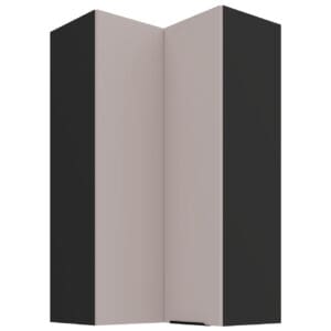 Horní skříňka 60 SILVIA 67 černý / kašmír