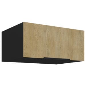 Horní skříňka 80 CAMERON 17 černá / dub cremona