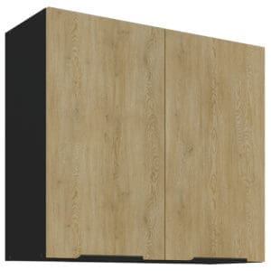 Horní skříňka 80 CAMERON 18 černá / dub cremona