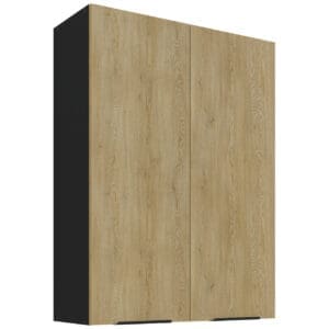 Horní skříňka 80 CAMERON 19 černá / dub cremona