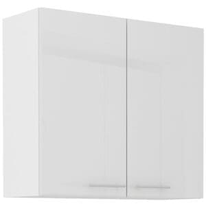 Horní skříňka 80 LAURA 14 bílý lesk