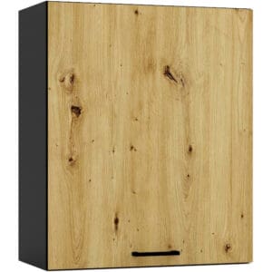 Horní skříňka W60 ELLEN 18 grafit / dub artisan