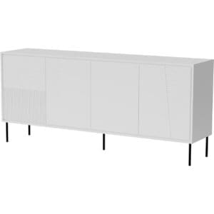 Komoda ABBY 200 4D bílá