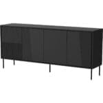 Komoda ABBY 200 4D černá