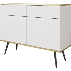 Komoda ARA KSZ107 bílá + černá