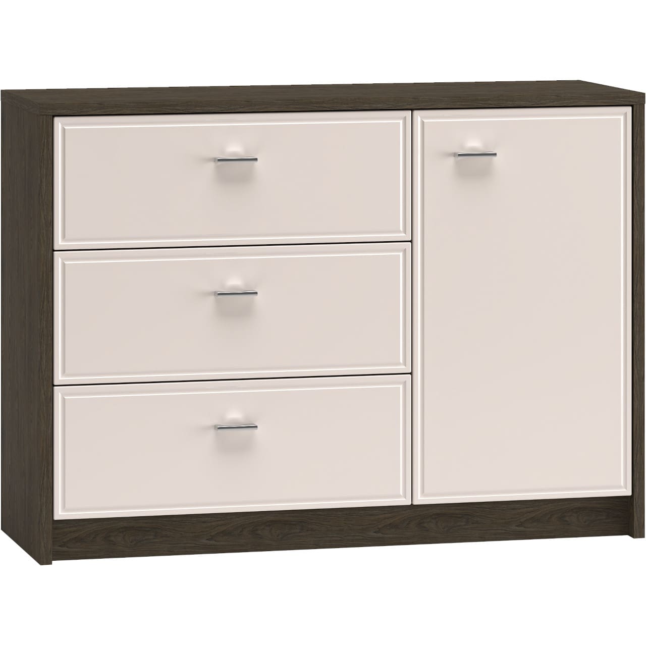 Komoda AVANTI 05 dub windmill tmavý / kašmír