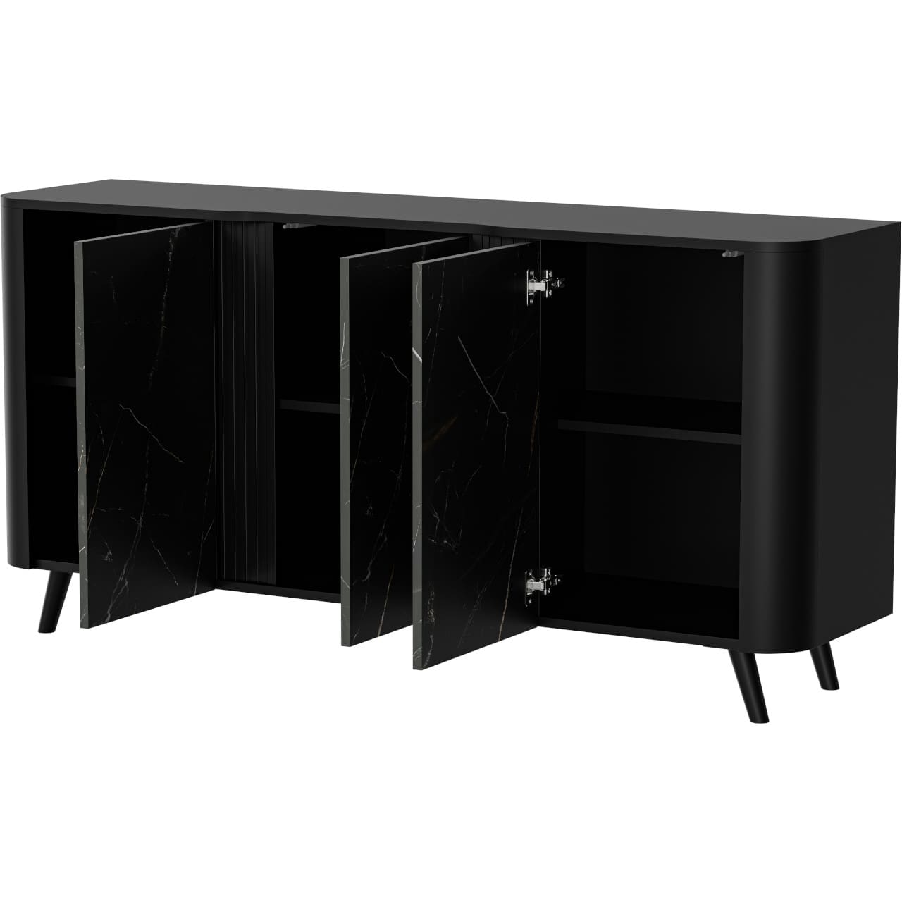 Komoda CANTARE 03 černá / san sebastian - Obrázek 2