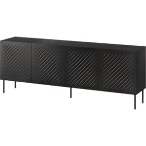 Komoda CASSIE 200 černý mat