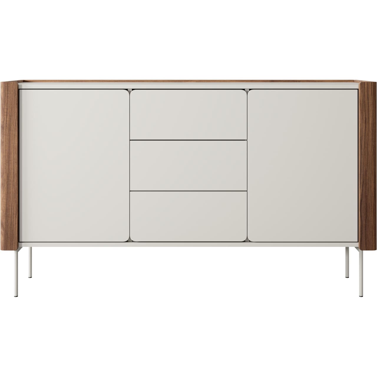 Komoda COLLAR 02 ořech warmia / kašmír - Obrázek 2