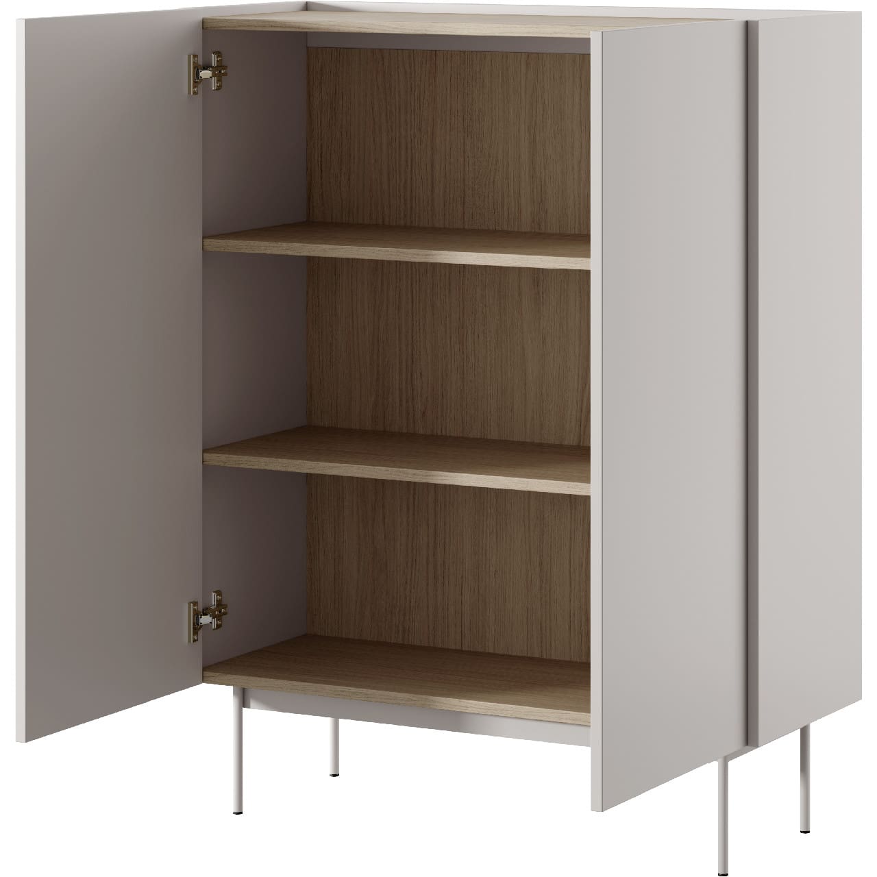 Komoda COLOUR 03 kašmír / dub linea - Obrázek 2