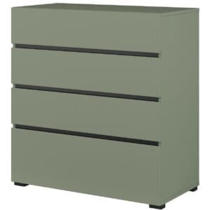 Komoda CROSI 28 zelená / černá