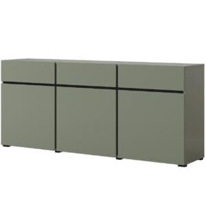 Komoda CROSI 43 zelená / černá