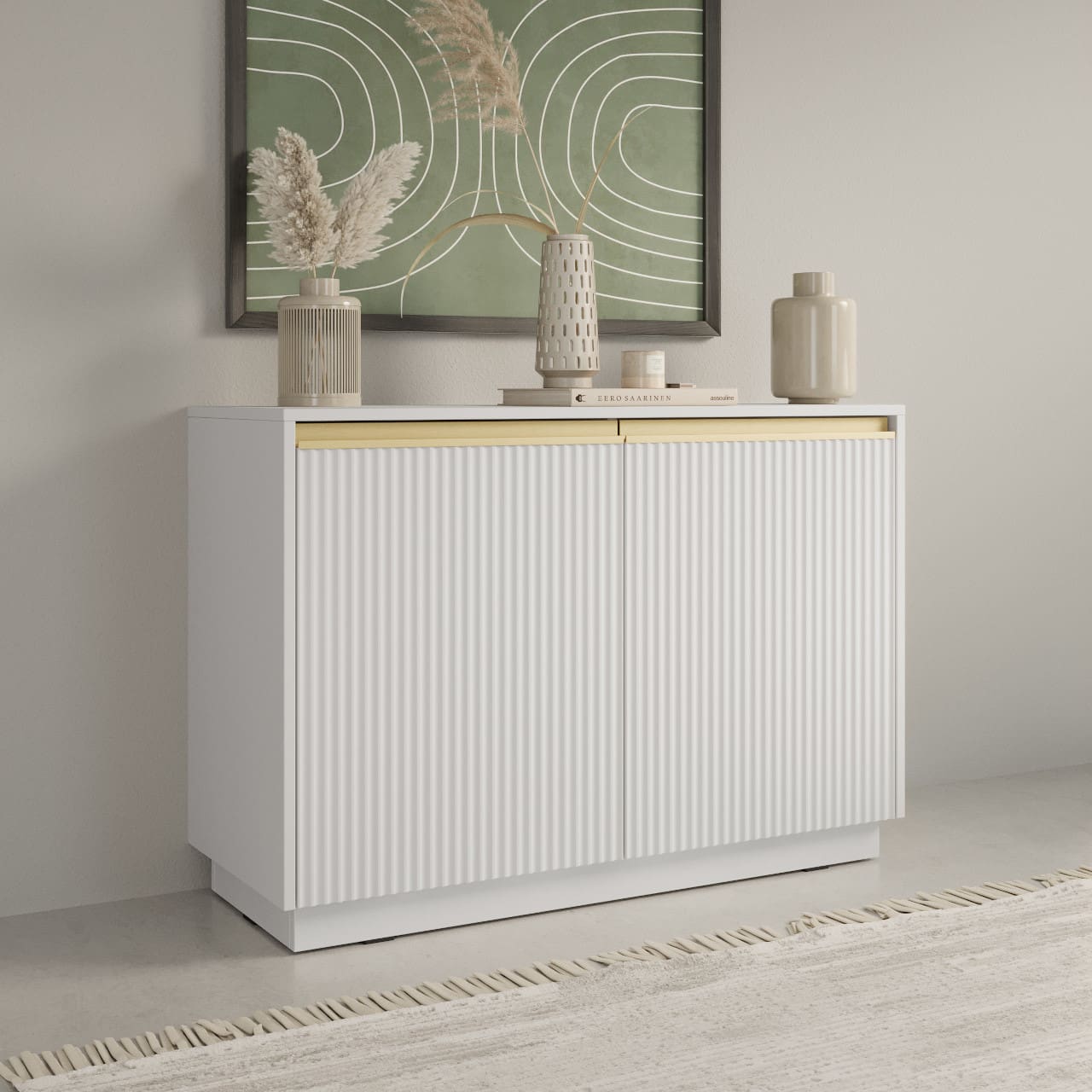 Komoda CROWN 03 bílá - Obrázek 3