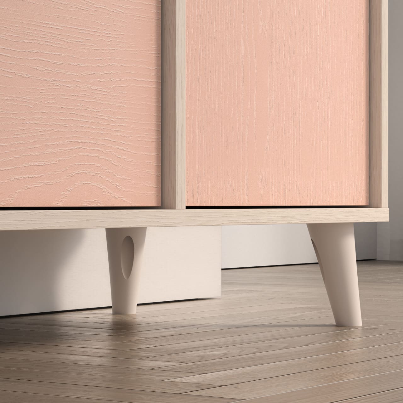 Komoda EVE 05 pouštní písek / millenial pink - Obrázek 10