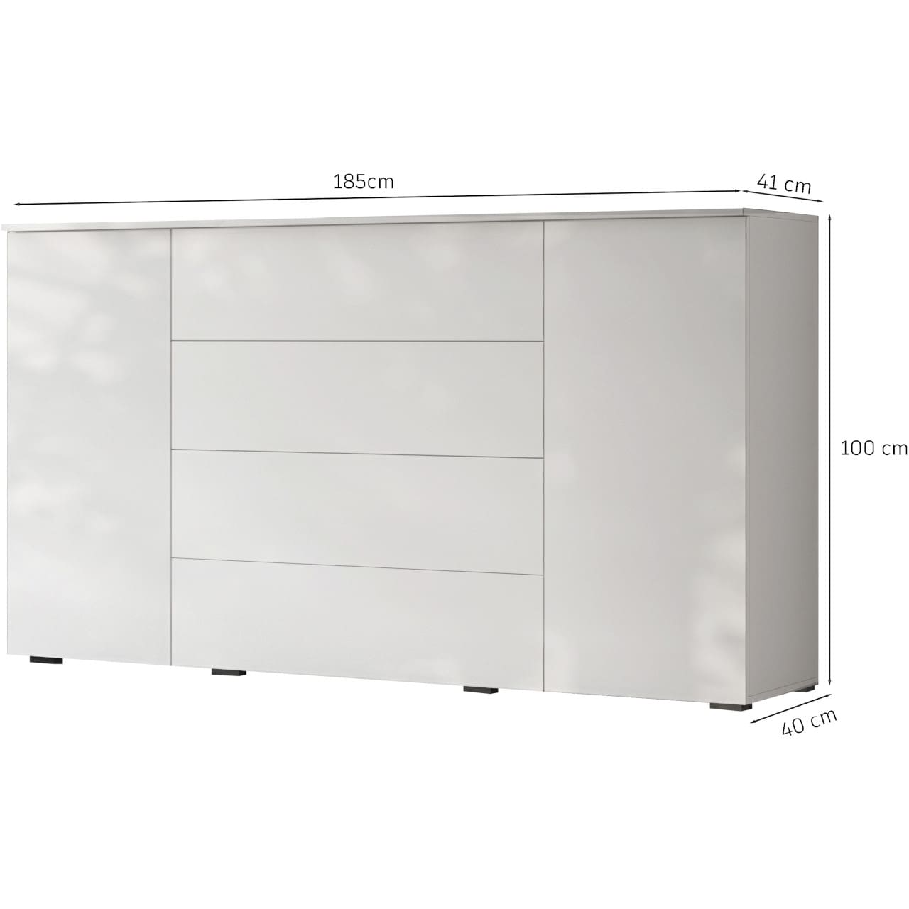 Komoda FIGO 05 bílá - Obrázek 3