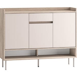 Komoda FLEUR 02 dub cremona terracotta / kašmír