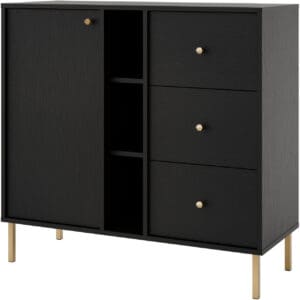 Komoda KYOTO 08 černý grafit