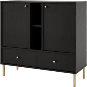 Komoda KYOTO 09 černý grafit