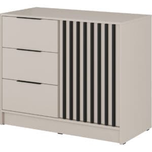 Komoda LAILA 2D kašmír / černá