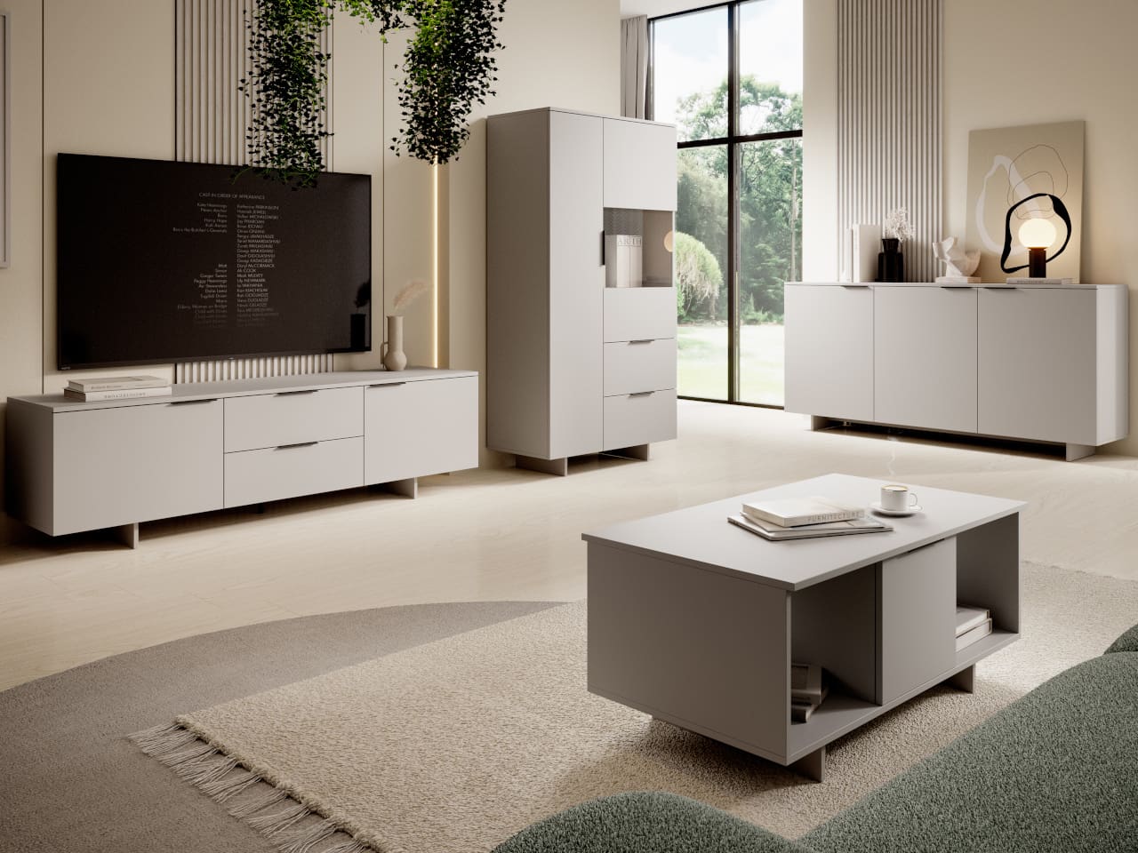 Komoda MALMO 3D pískově béžová - Obrázek 6