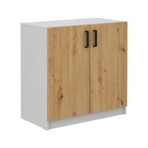 Komoda MALTIS MT02 světle šedá / dub artisan