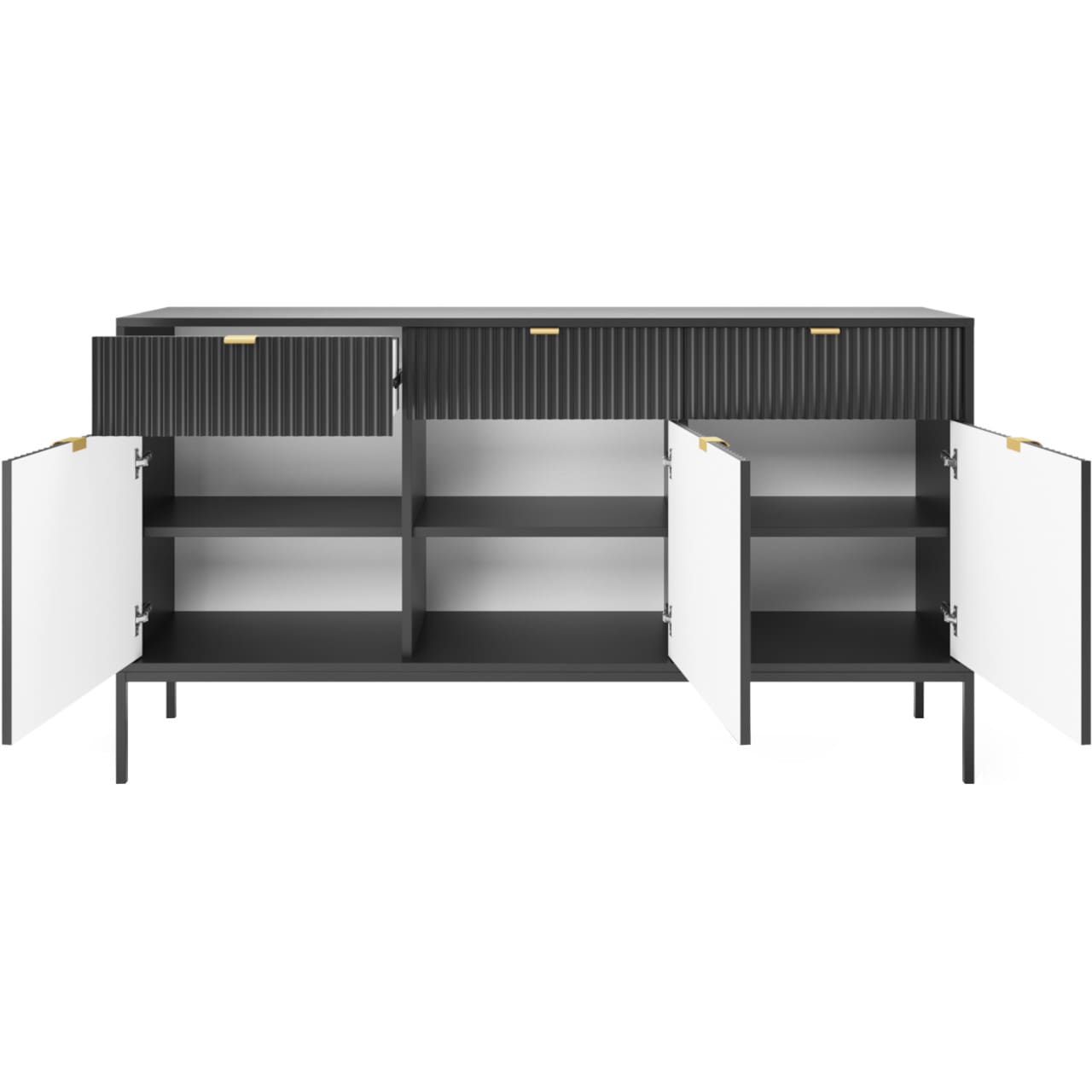 Komoda MOVA A 02 černá - Obrázek 3