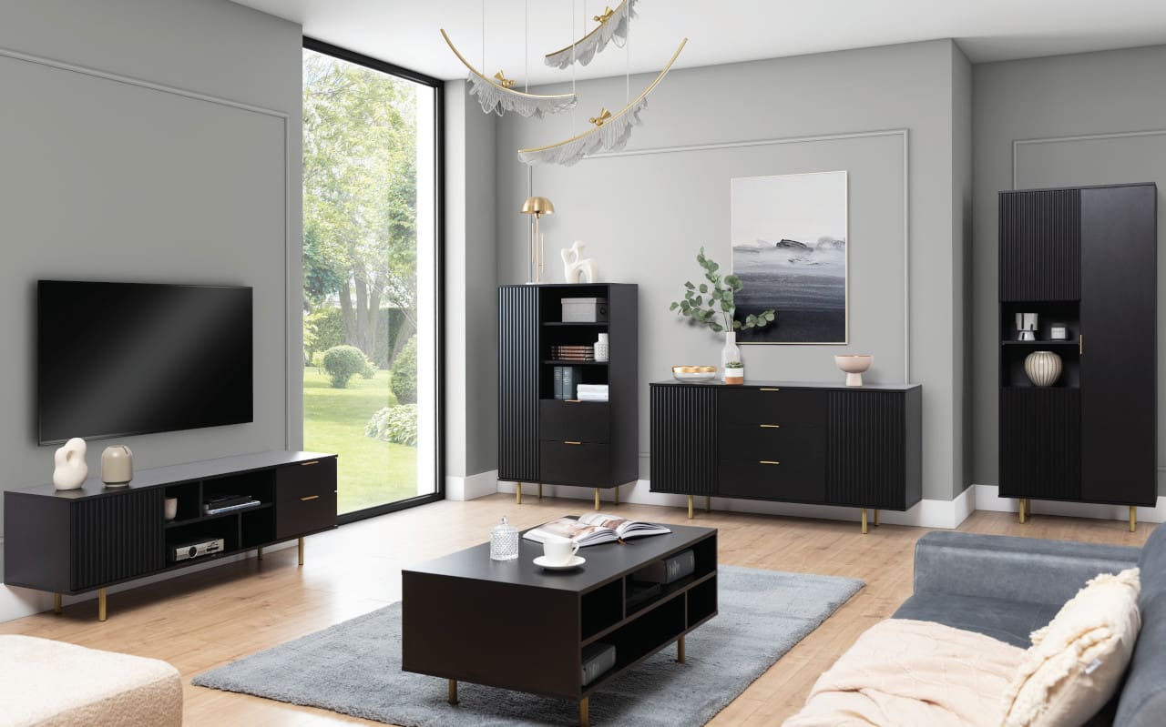 Komoda NUBI 02 černá - Obrázek 5