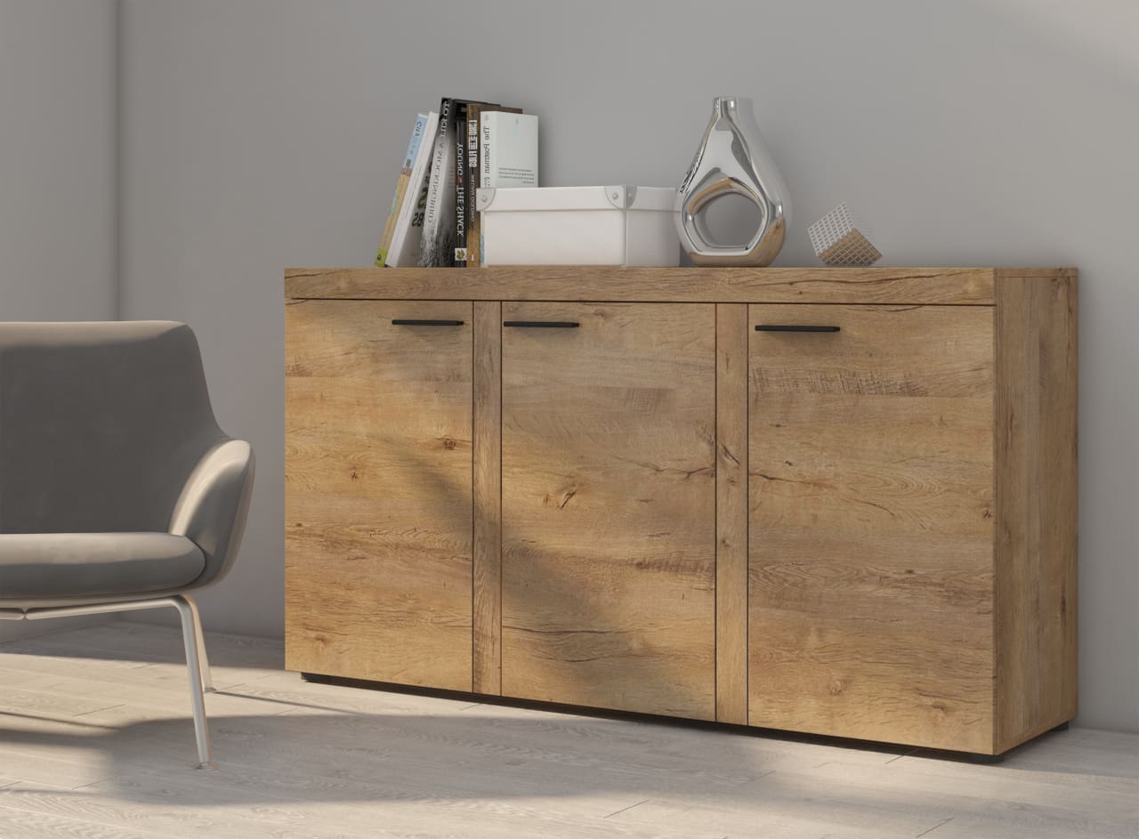 Komoda RODOS 3D dub lefkas - Obrázek 3