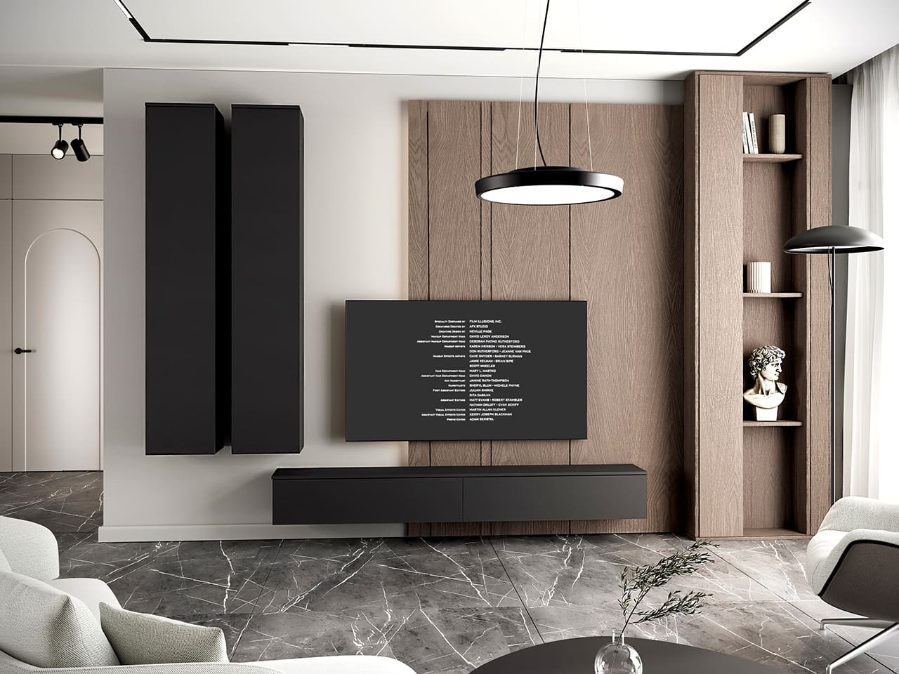 Komoda RTV 200 FIGO 01 Černá - Obrázek 10