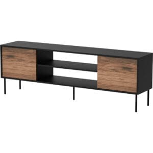 Komoda RTV AKAGI 180 EF černá / ořech