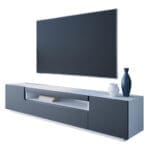 Komoda RTV DONE 200 bílá / černá