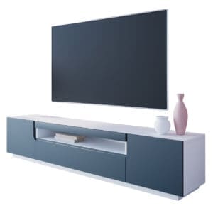 Komoda RTV DONE 200 bílá / námořnická modrá